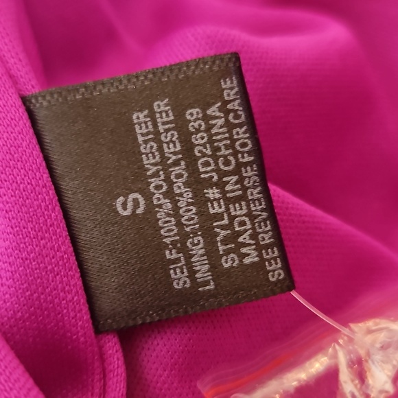 JEALOUS TOMATO Magenta Chiffon Slit Sleeve Tie Waist Fairycore Mini Dress - Picture 8 of 9